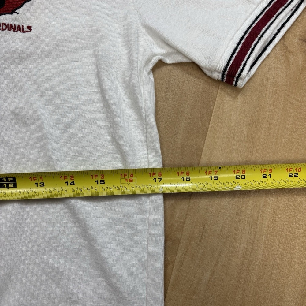 Vintage BIKE St Louis Cardinals Polo Short Sleeve Shirt Small USA Single Stitch - Picture 8 of 8